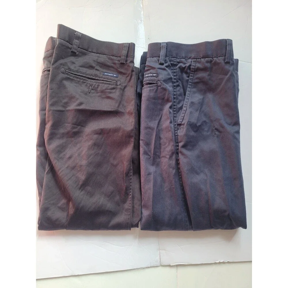Dockers Men’s Pants Bundle – Black & Blue – Size 32x29